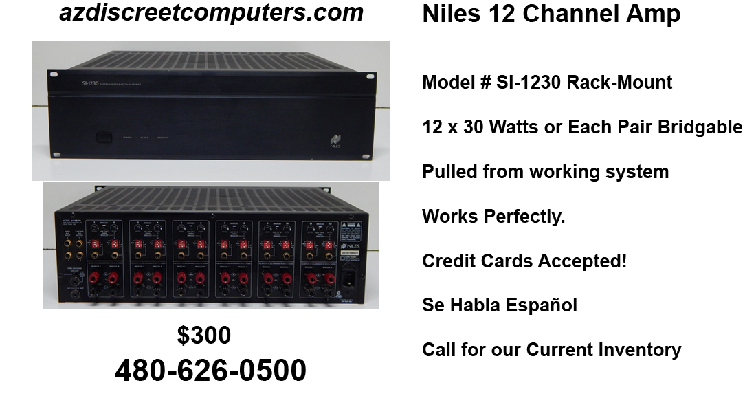Niles 12 Channel Amplifier